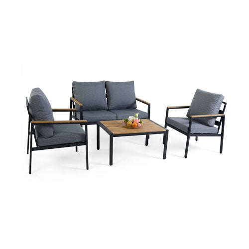 SALOTTINO 'LOUNGE' 4 PZ ANTRACITE NU-012 #cat