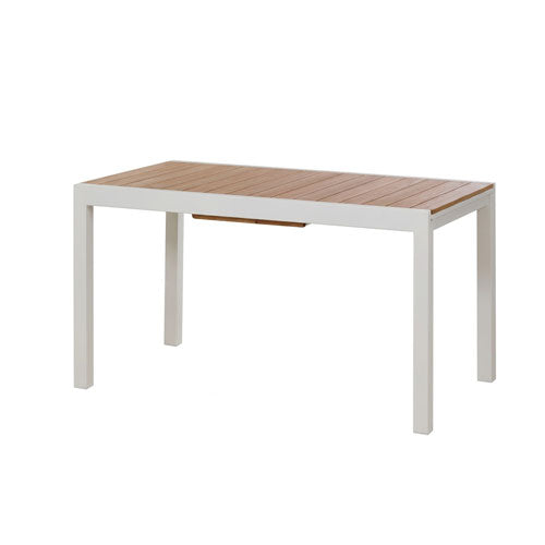 TAVOLO 'POLYWOOD' ALLUNGABILE 200-300X100X75 BIANCO LA-050 #cat