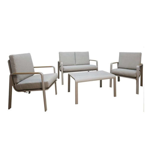 SALOTTINO 'WILL' SET 4 PZ GRIGIO CHIARO LA-024 #cat