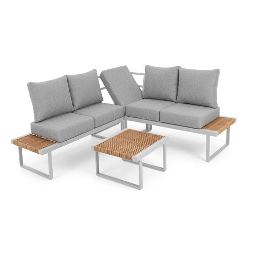 SALOTTINO 'HILLS' SET 4 PZ BIANCO LA-039 #cat