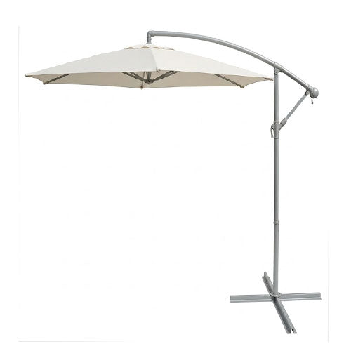 OMBRELLONE 'BANANA' MT.3 BIANCO SS-028 #cat