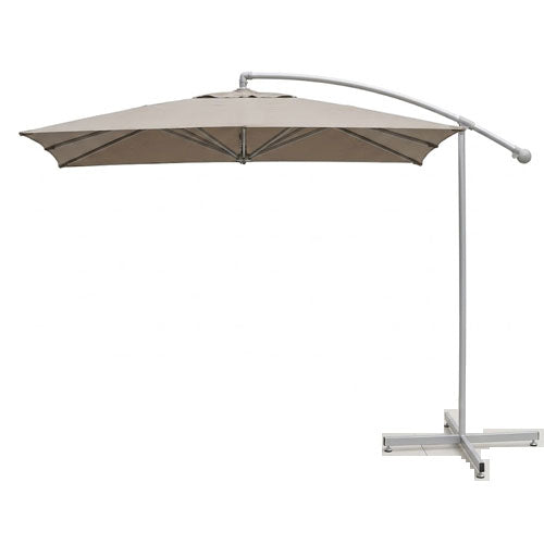 OMBRELLONE 'BANANA' MT.3X3 BIANCO SS-030 #cat