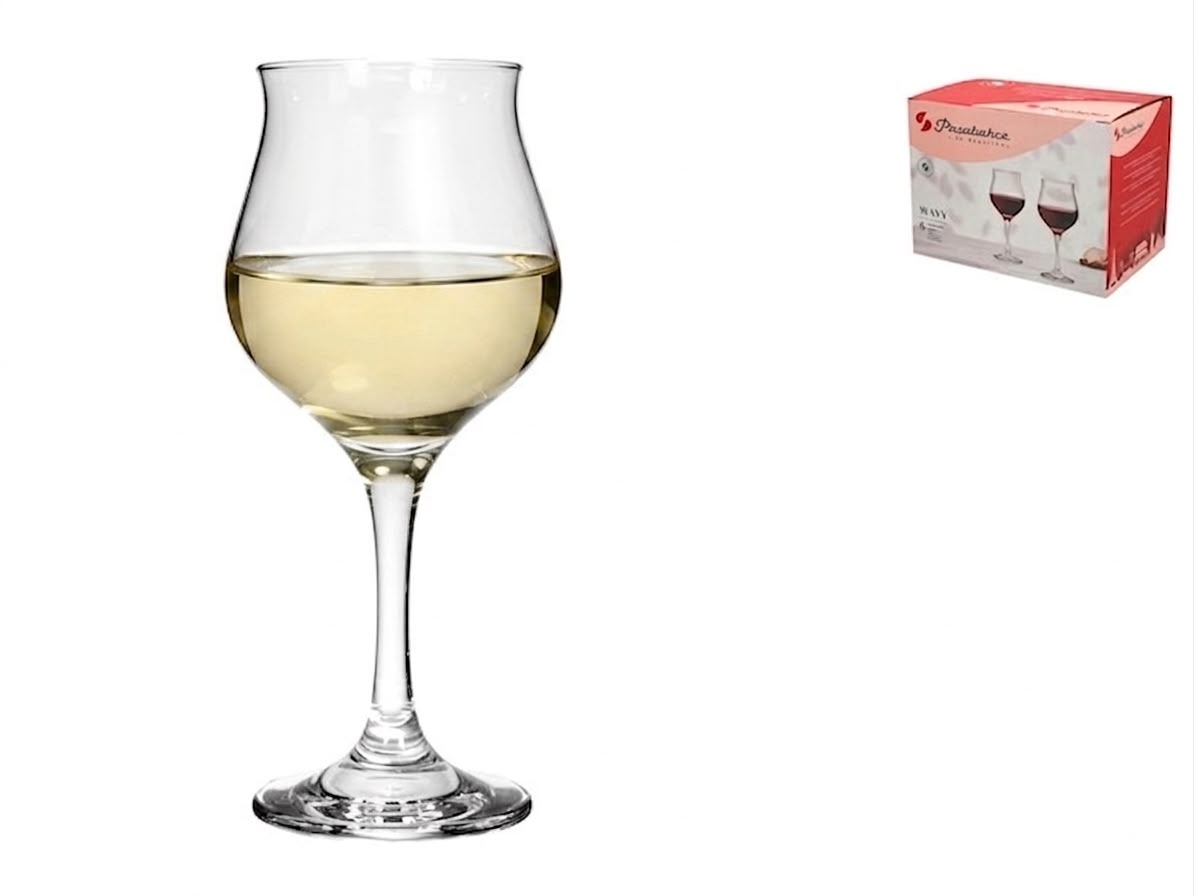 CALICE VINO BIANCO WAVY CL.30,5 PZ.6