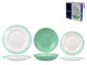 SERVIZIO PIATTI 18PZ ''ROMANTIC GREEN'' LUMINARC