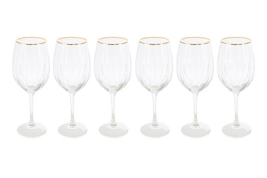 CALICE 6 PZ FILO D'ORO 39202