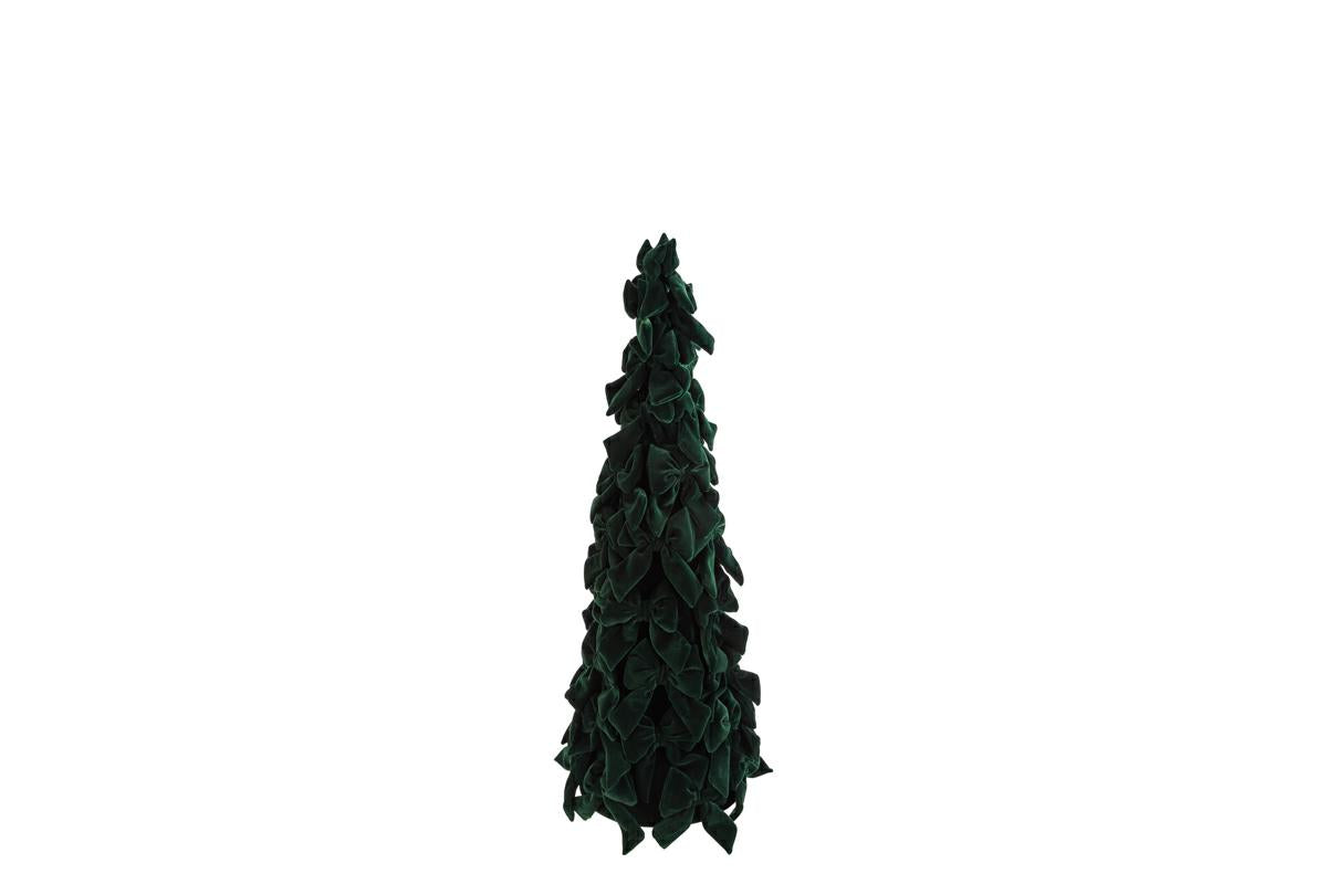 ALBERO FIOCCO VELLUTO VERDE 27X60 39338