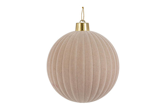 PALLINA PLASTICA VELLUTO "WATERMELON" DIAM.25 BEIGE 39579