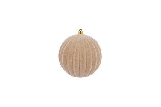 PALLINA PLASTICA VELLUTO "WATERMELON" DIAM.15 BEIGE 39574
