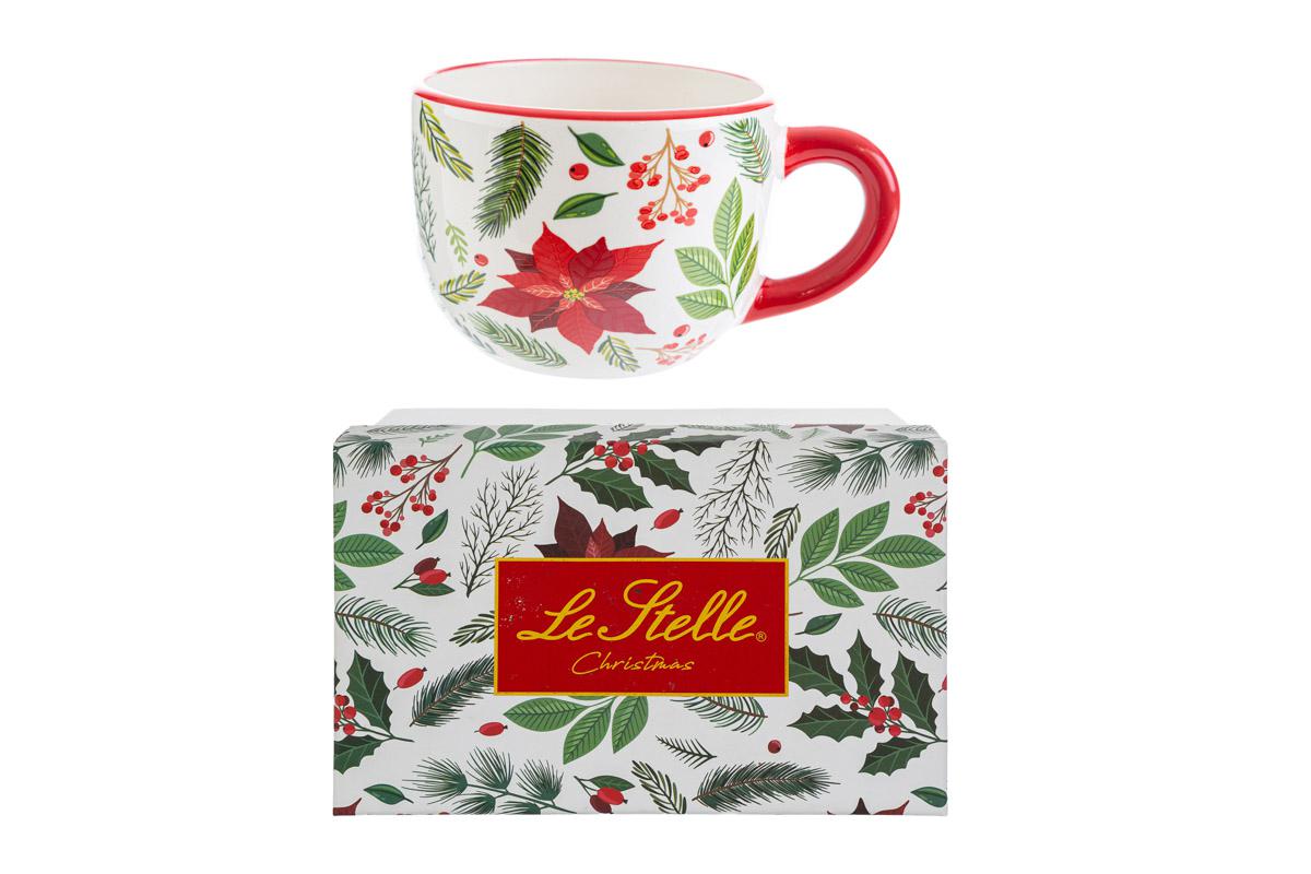 TAZZA CERAMICA BIANCO NATALE C/ASTUCCIO 36543
