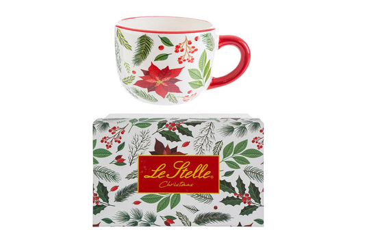 TAZZA CERAMICA BIANCO NATALE C/ASTUCCIO 36543