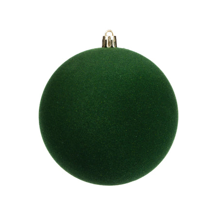 SFERAD.12CM VERDE FORESTA FLOCCATO  10710415