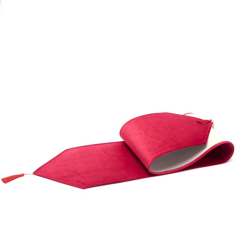 RUNNER VELLUTO ROSSO 33X180CM 10010078