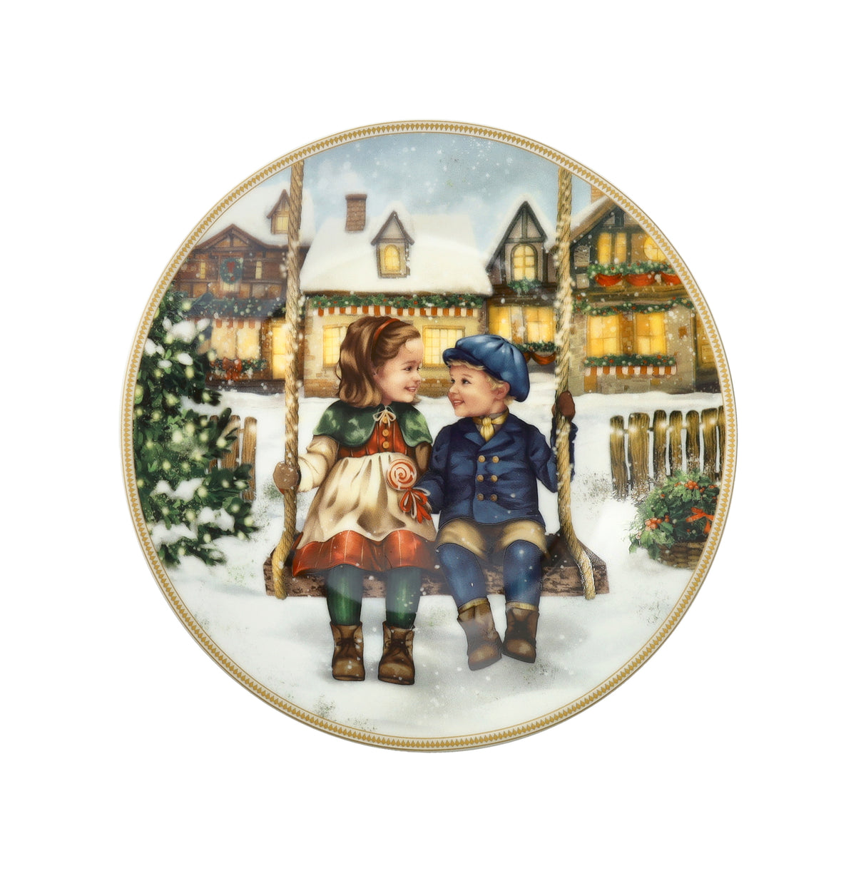 PIATTINO CUCCIOLI (BIMBI ALTALENA) PORCELLANA 89841
