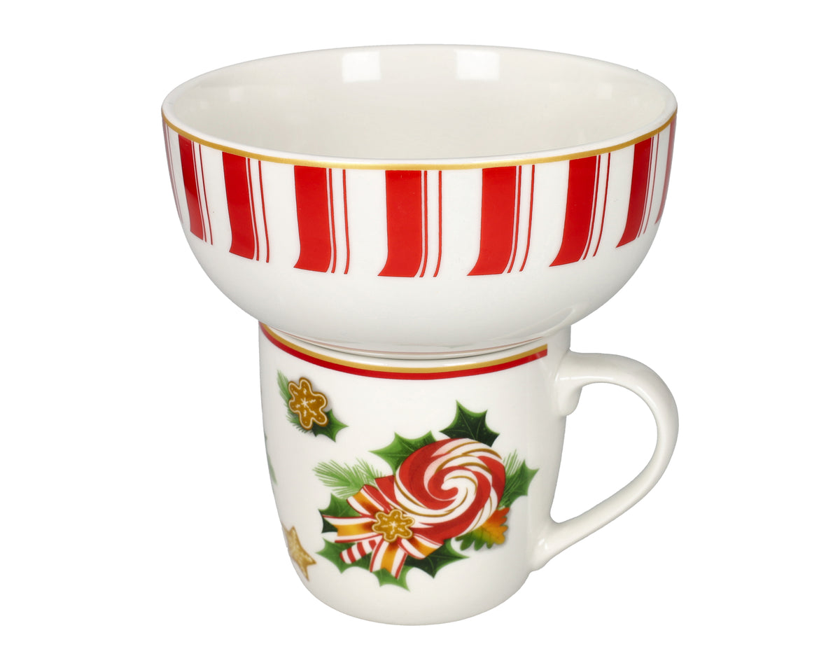 MUG C/CIOTOLA LE CHICCHE SET 2 PZ 80431