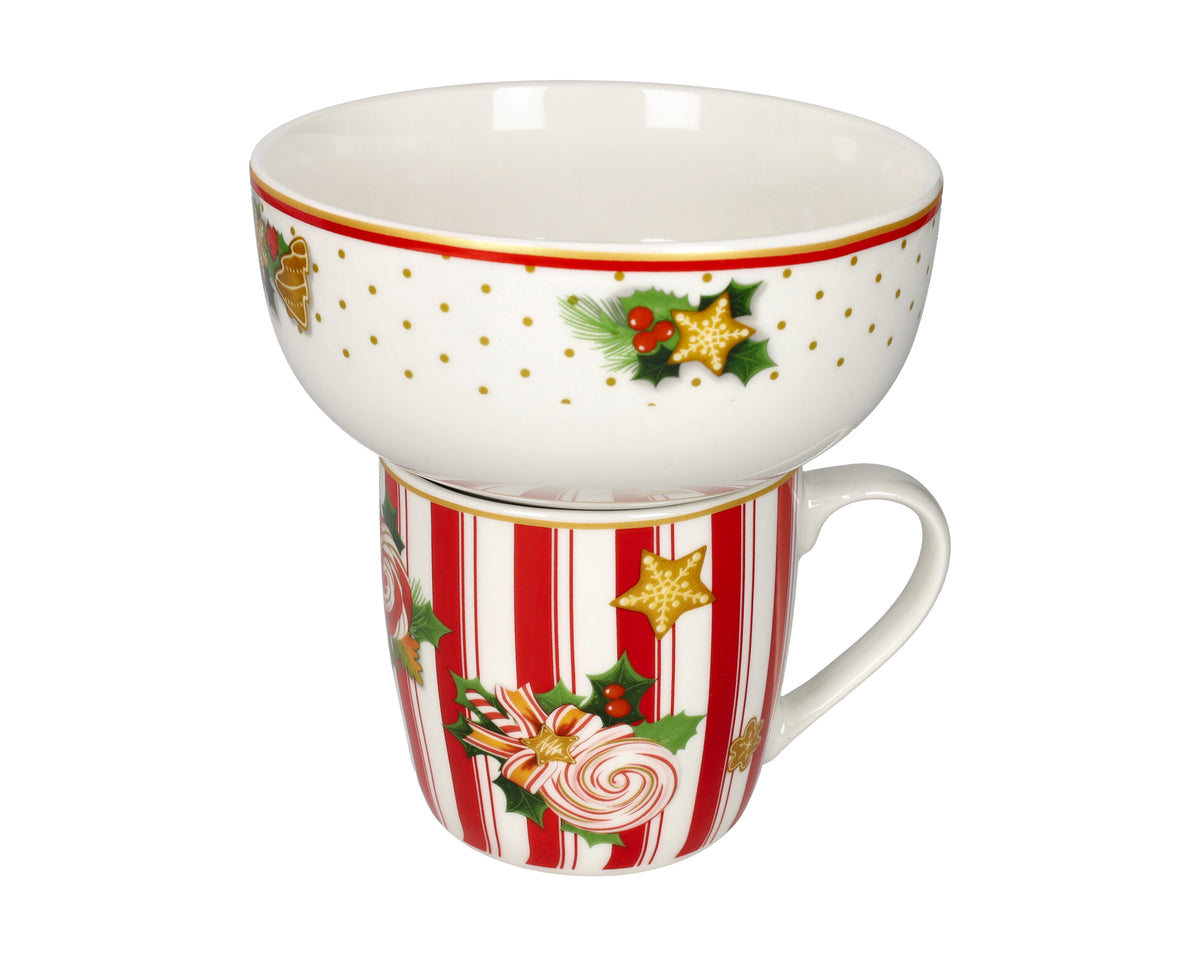 MUG C/CIOTOLA LE CHICCHE SET 2 PZ 80432