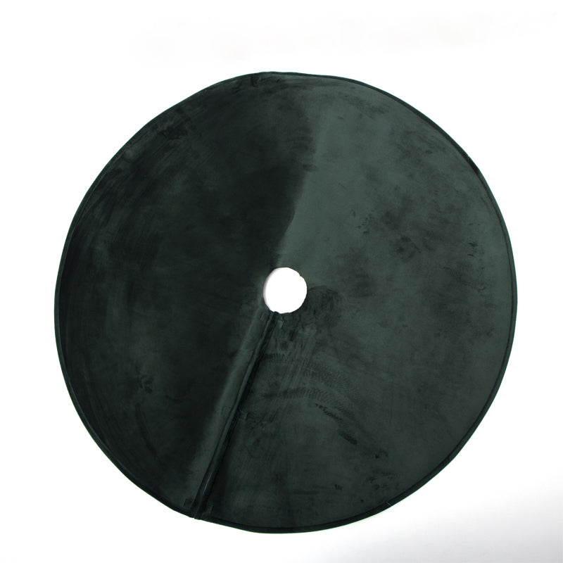 MANTELLO COPRIBASE VELLUTO VERDE DIAM.120CM 10010052
