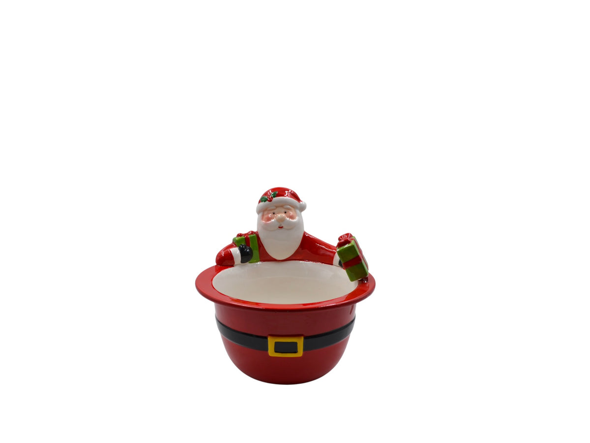 COPPA BABBO NATALE CERAMICA 18X18