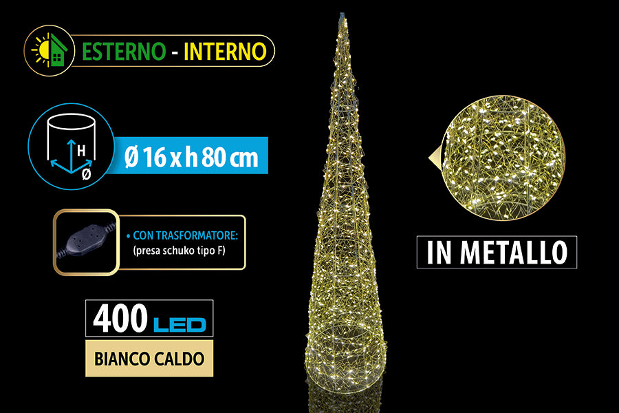 ALBERO METALLO D.16 H.80 400L U/EST CALD. 6852027