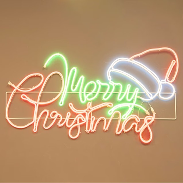 MERRY CHRISTMAS 94x43cm CON MOVIMENTO IP44 600-23126