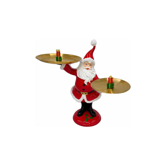 BABBO NATALE FUNNY C/VASSOI 51X29X56 RESINA 14870008