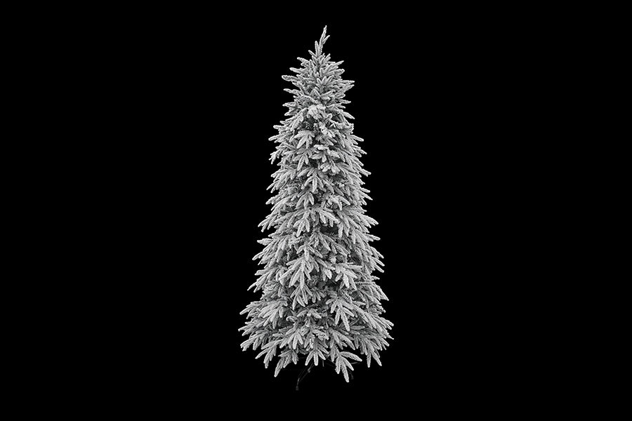 ALBERO DI NATALE MACEDONIA INNEVATO DIAM.105 CM.210 1804TPS 6159428