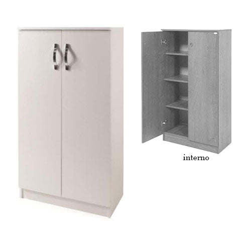 SCARPIERA MULTIUSO GABRIELLA 130 BIANCO FRASSINATO LIN #cat