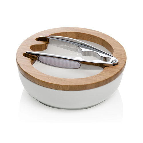 CIOTOLA PORTA NOCI "PORCELLANA BAMBOO" 55633 BRANDANI