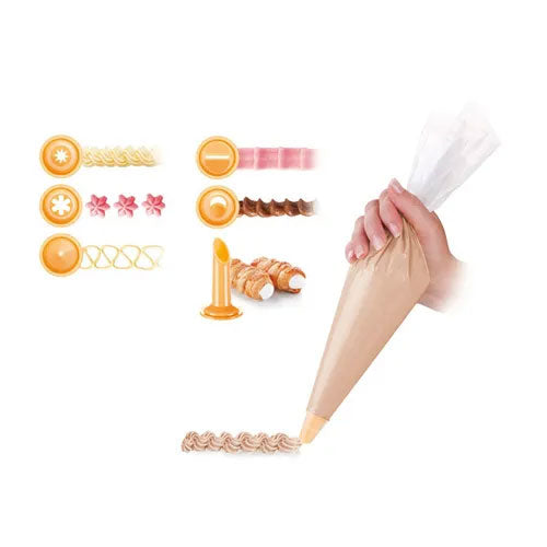 SAC A POCHE 30 CM 10 PZ 6 BECCUCCI "DELICIA" 630470 TESCOMA