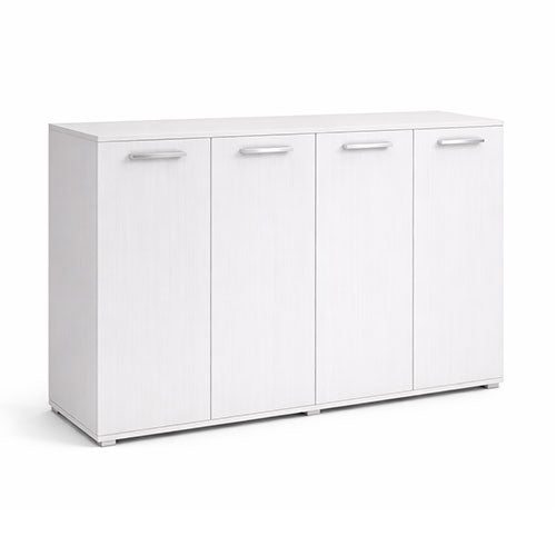 MOBILE MULTIUSO "180" BIANCO FRASSINATO LIN #cat