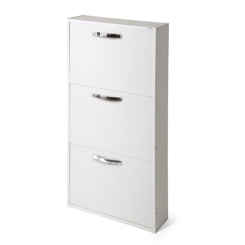 SCARPIERA SERENA 3 RIBALTE BIANCO FRASSINATO LIN #cat