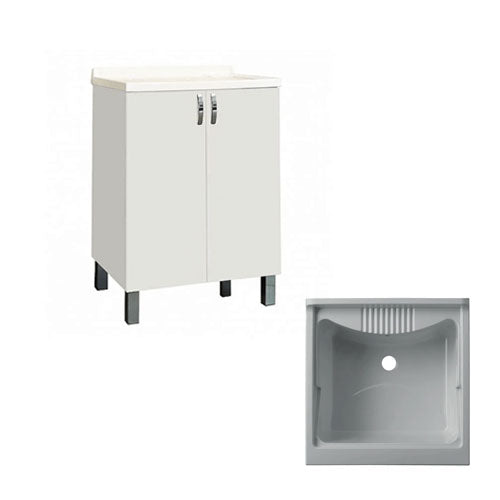 LAVATOIO 60 X 50 CM BIANCO 206B SAV #cat