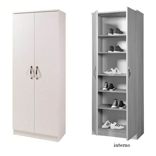 SCARPIERA MULTIUSO GABRIELLA 180 BIANCO FRASSINATO LIN #cat
