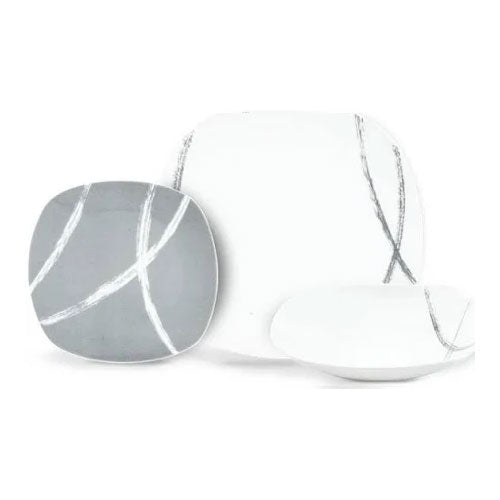 SERVIZIO PIATTI 18 PZ "SANDY" GRIGIO VILLA ALTACHIARA