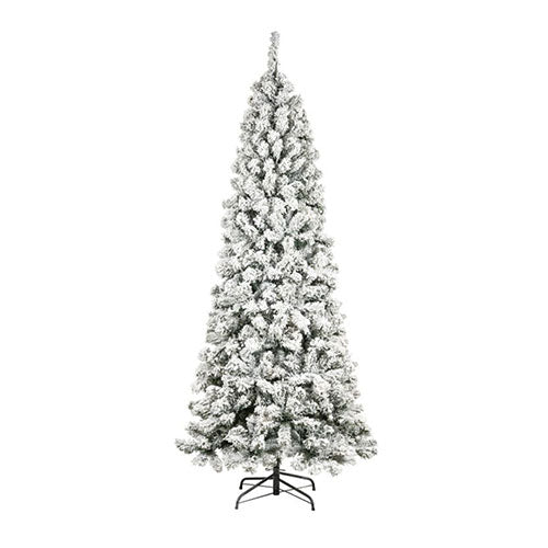 ALBERO DI NATALE "STELVIO" INNEVATO SLIM 240 CM 174984 NATALUNA
