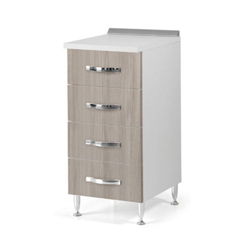 CASSETTIERA "40" BIANCO-OLMO LIN #cat