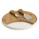 TAGLIERE TONDO C/2 COLTELLI 