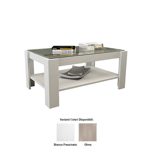 TAVOLINO "FIORDALISO" 90 X 60 CM BIA FRASSINATO LIN #cat