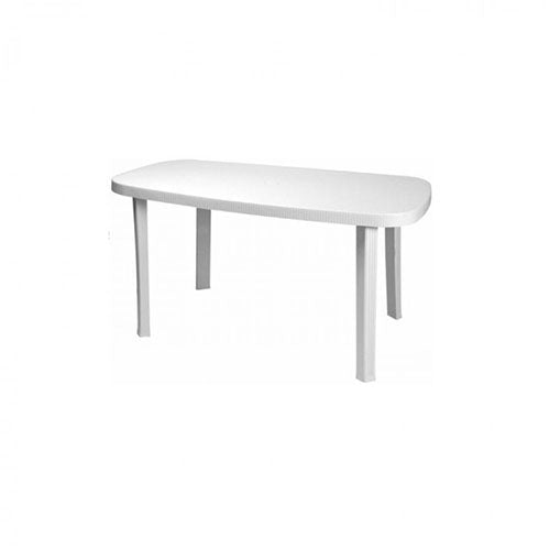 TAVOLO "OTELLO" GARDEN 140 X 80 CM BIANCO 1204.0032 #cat