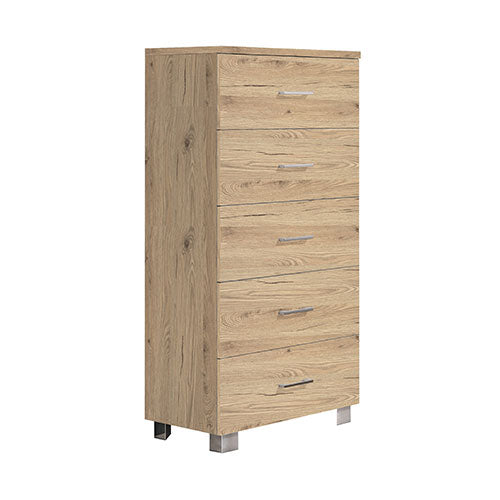 SETTIMINO 5 CASSETTI 40 CM QUERCIA NATURALE SET40QUNA SAV #cat