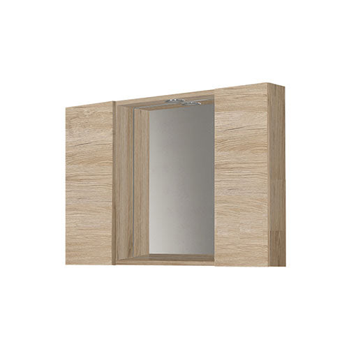 SPECCHIO BAGNO 2 ANTE QUERCIA NATURALE 372SRLQUNA SAV #cat