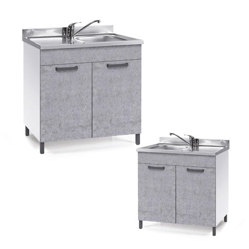 SOTTOLAVELLO "80" BIANCO-CEMENTO LIN #cat