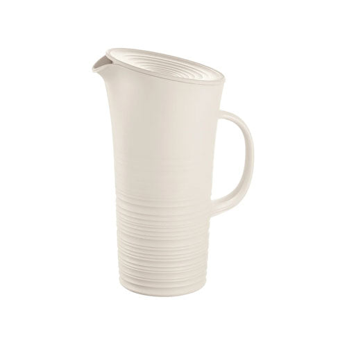 CARAFFA CON COPERCHIO "TIERRA" BIANCO LATTE 181701156 GUZZINI