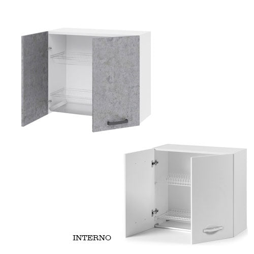 COLAPIATTI "80" BIANCO-CEMENTO LIN #cat