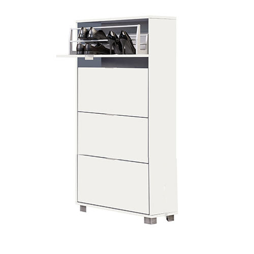 SCARPIERA DOPPIA 4 RIBALTE BIANCO LUCIDO SC003BILU SAV #cat