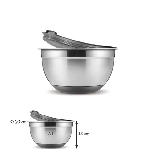 CIOTOLA CON COPERCHIO 20 CM 3 L "GRANDCHEF" 428601 TESCOMA