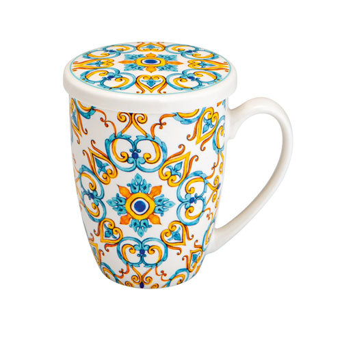 MUG "MEDICEA" CUORE CON INFUSORE 53708 BRANDANI