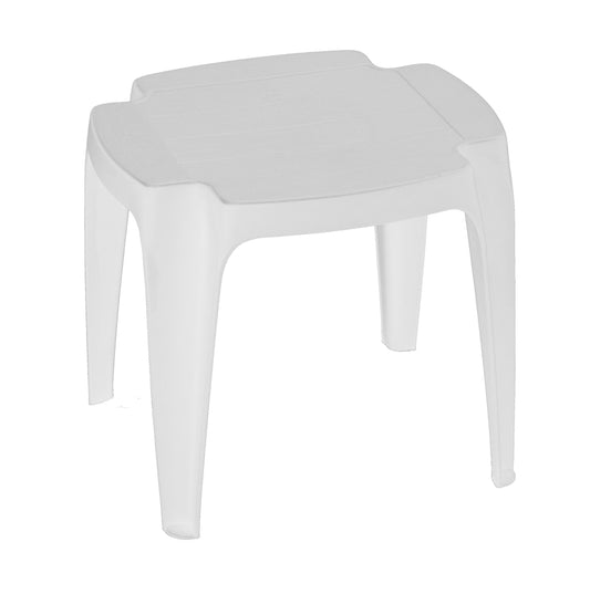 TAVOLINO SIUSI EFFETTO LEGNO BIANCO IMPILABILE 42X37X38 192148