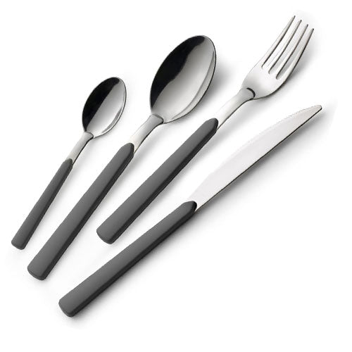 SERVIZIO POSATE 24 PZ GRIGIO "COLORANDO FAST" EME