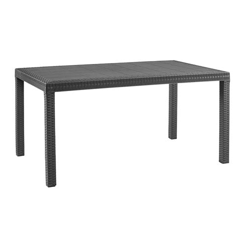 TAVOLO "HOUSTON" 150 X 90 X H 74 CM ANTRACITE #cat