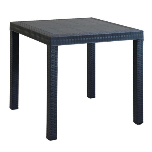 TAVOLO DALLAS ANTRACITE  80X80 #CAT